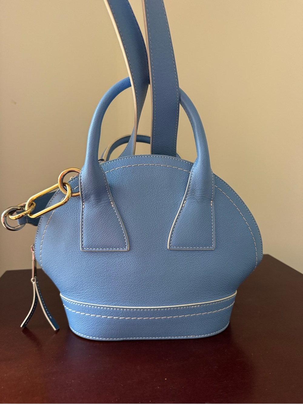 Lancel Macaron leather bag - Picture 9 of 11